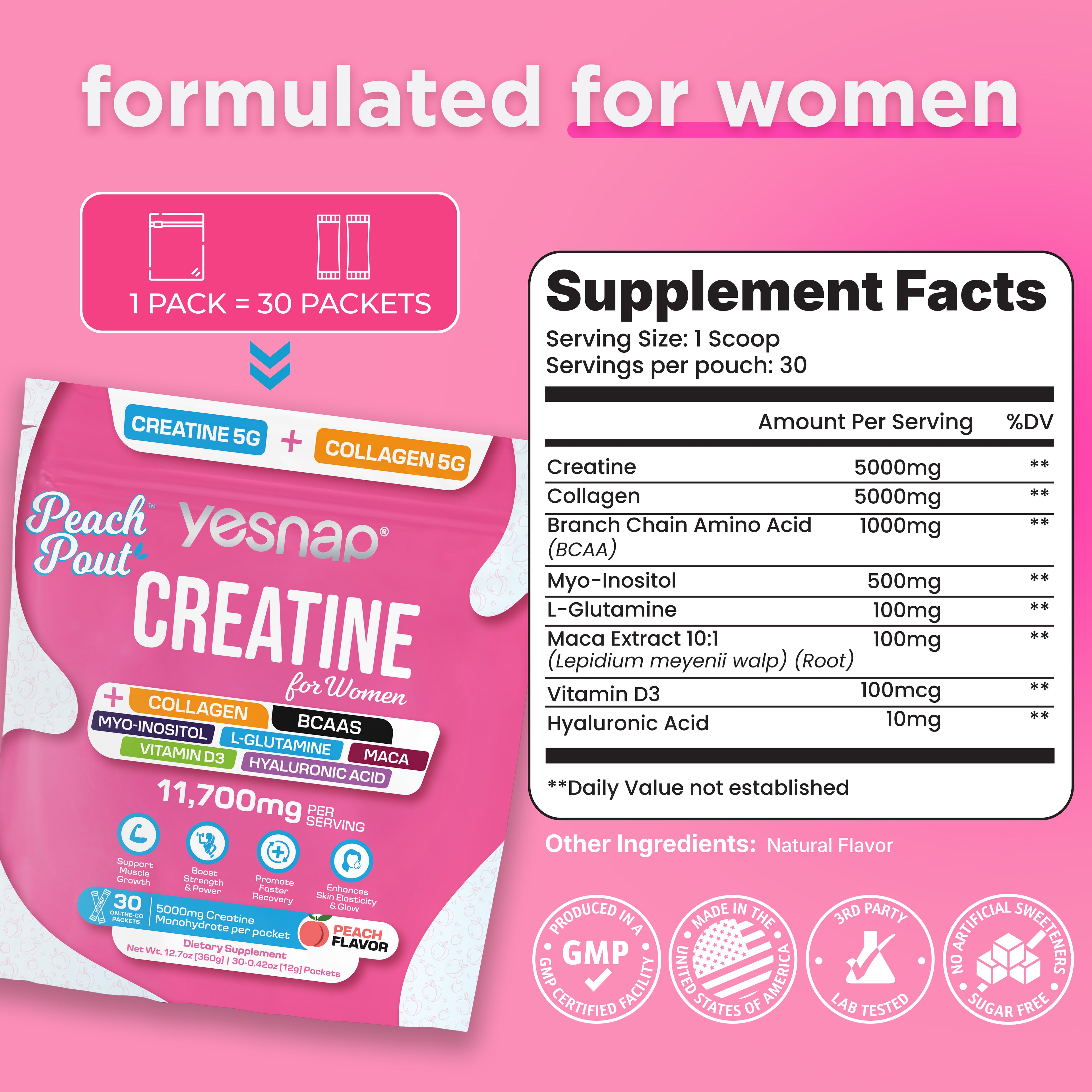 Peach Pout Creatine