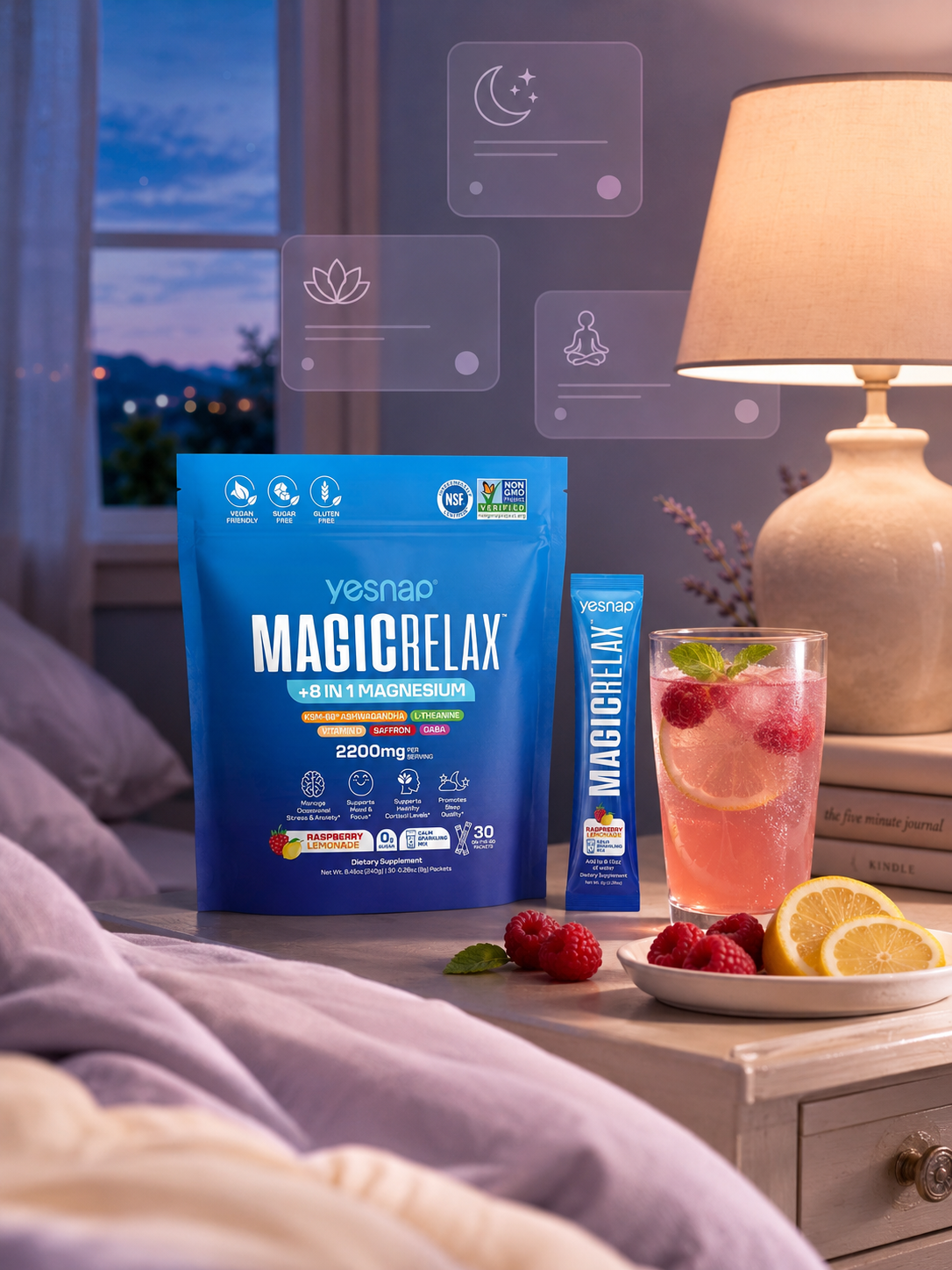Magnesium Evening wind-down ritual