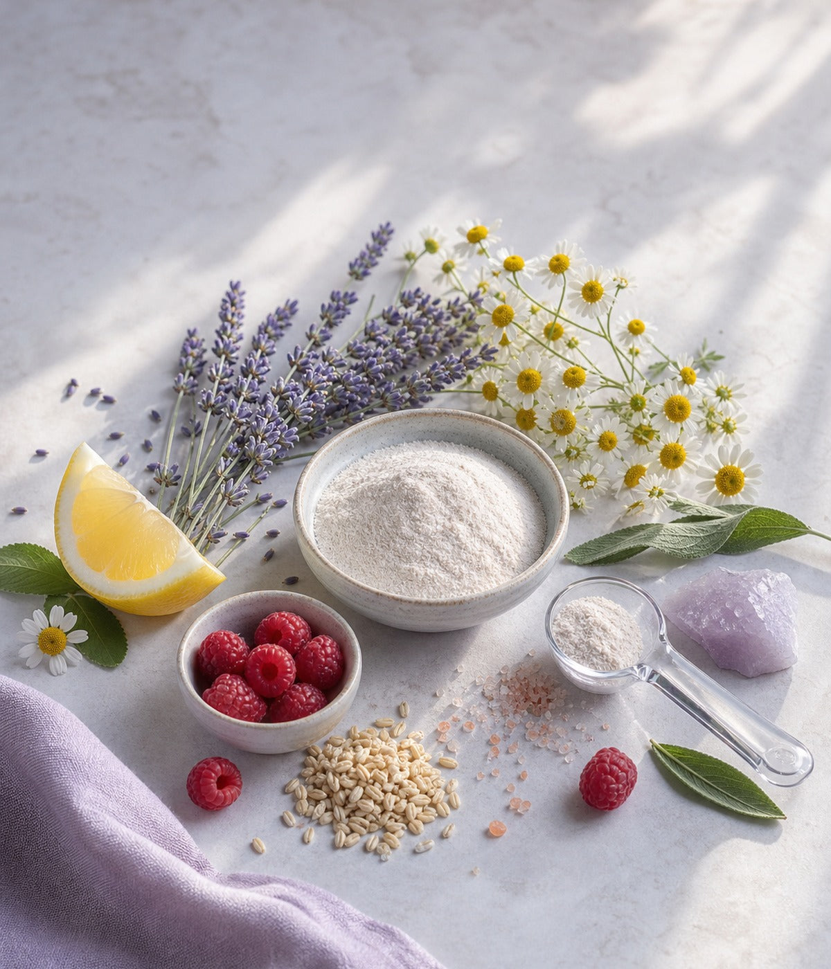 Magnesium ingredient photography